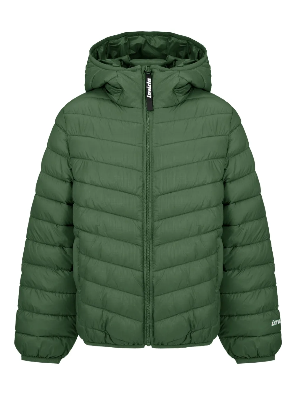 Invicta Kids Gevoerd jack met capuchon Groen
