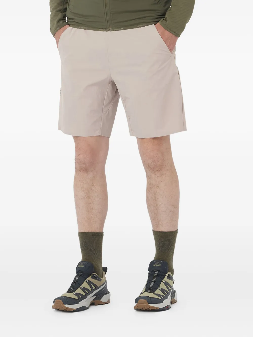 Salomon Wayfarer Ease elastic-waistband pocket shorts | Track & Running Shorts | Image 2