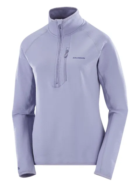 Salomon Essential Lightwarm half-zip ribbed sweater