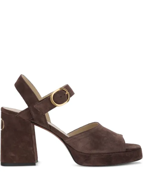 Valentino Garavani 100mm suede sandals