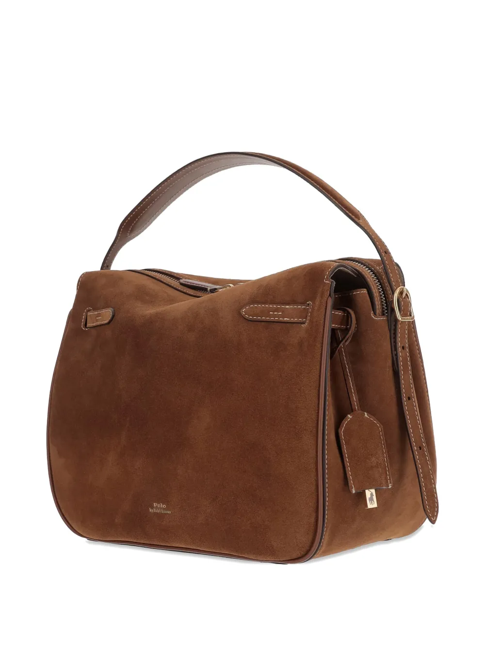 Polo Ralph Lauren Polo ID suède shopper Bruin