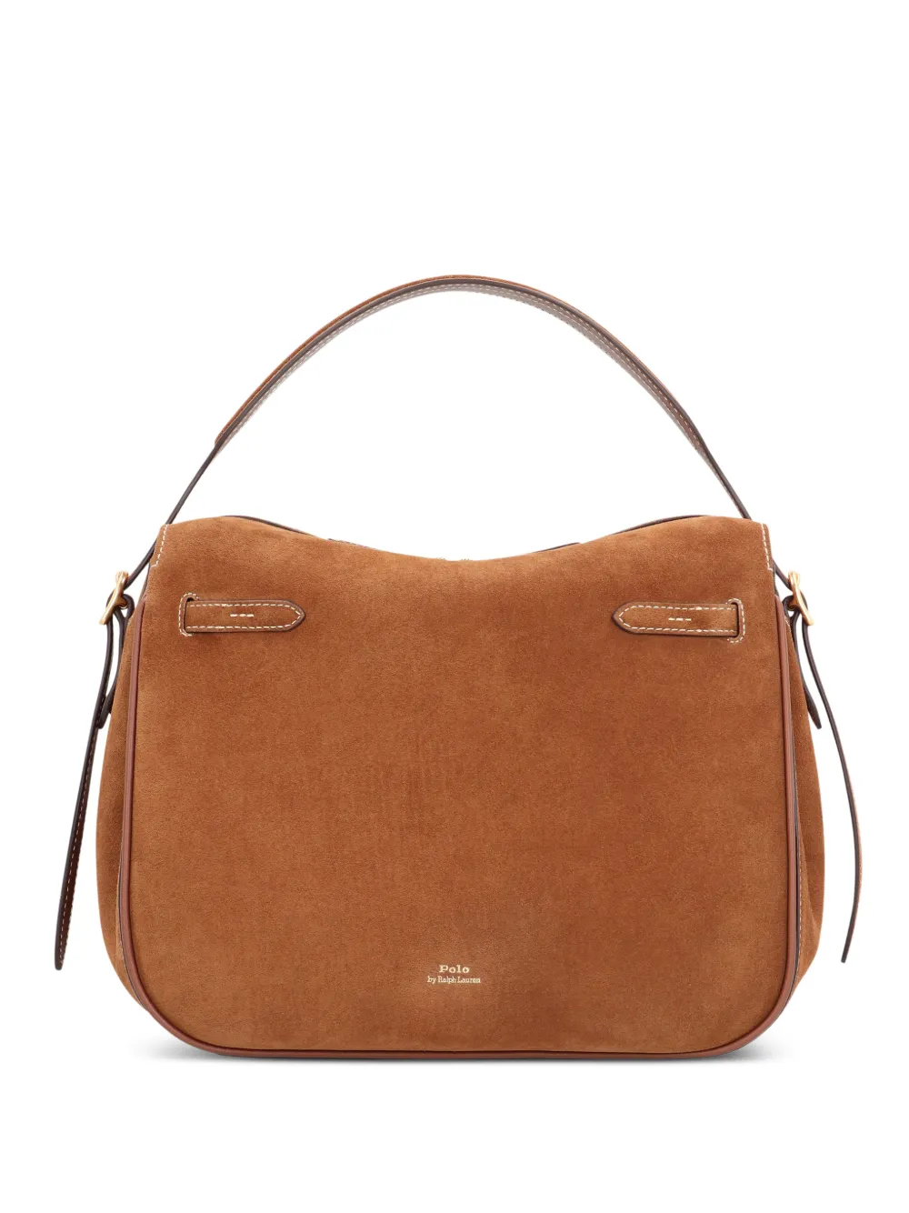 Polo Ralph Lauren sac cabas Polo ID en daim - Marron Polo Ralph Lauren sac cabas Polo ID en daim - Marron