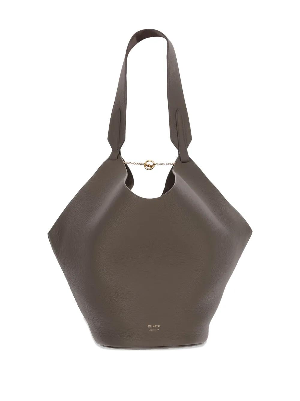 KHAITE leather shouder bag - Grijs