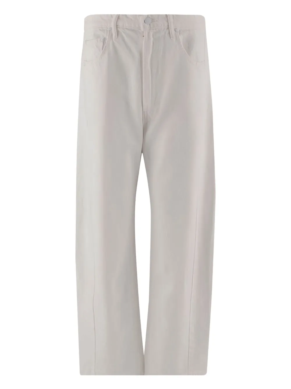 MOTHER Jeans met wijde pijpen Wit