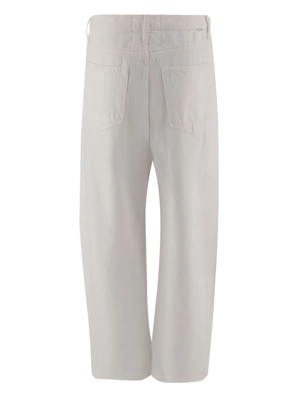 Mother Wide Leg Cotton Denim Jeans
