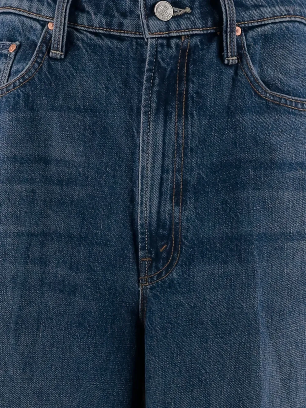 MOTHER Jeans met wijde pijpen Blauw