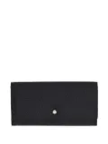 Borbonese textured leather wallet - Black