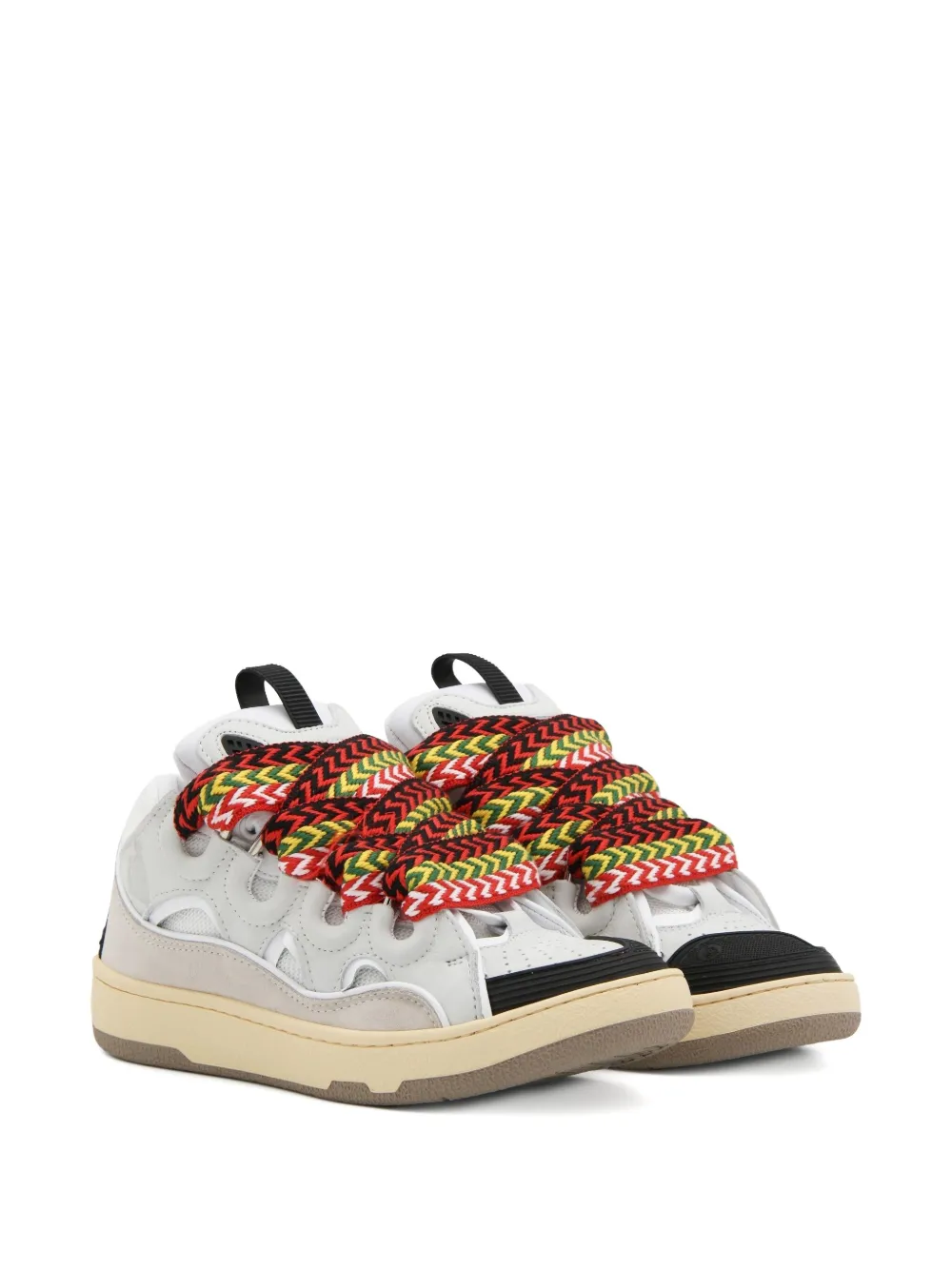 Lanvin Curb lace-up sneakers White