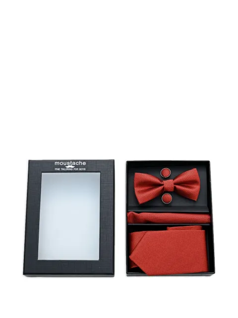Moustache textured-finish accessory set
