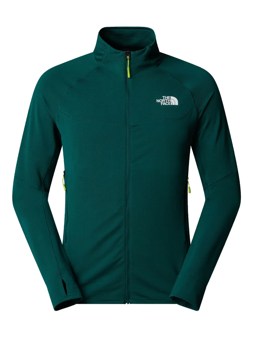 The North Face zip-up performance jacket | Green | Image 1