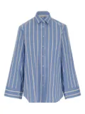 Her Shirt striped button-up shirt - Blue