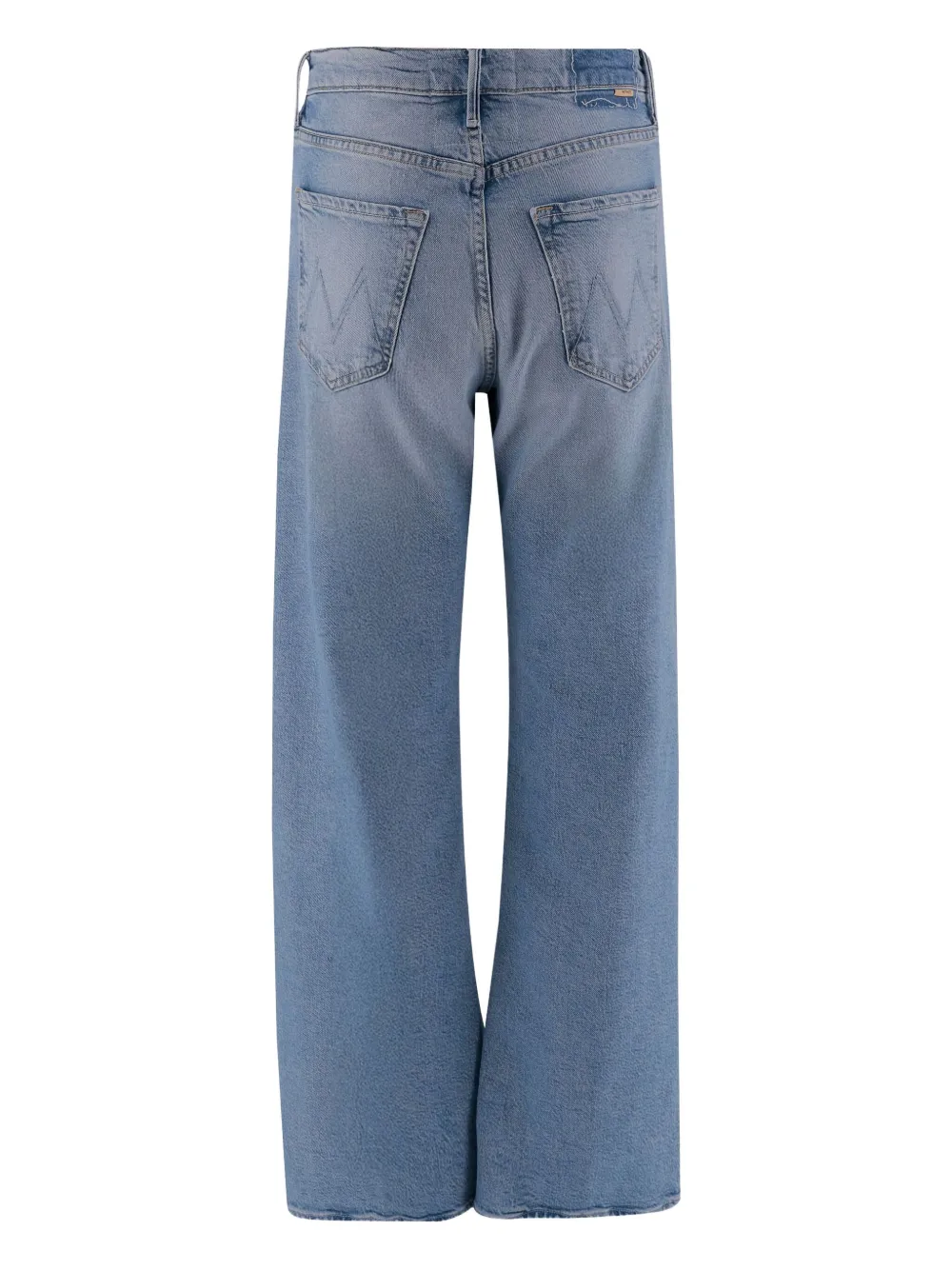 MOTHER wide-leg faded jeans - Blauw