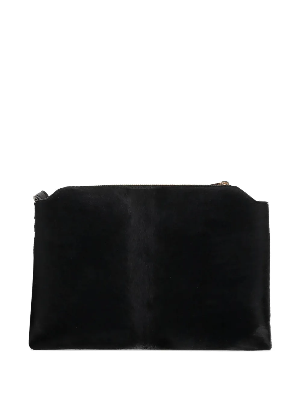 KHAITE leather crossbody bag - Zwart