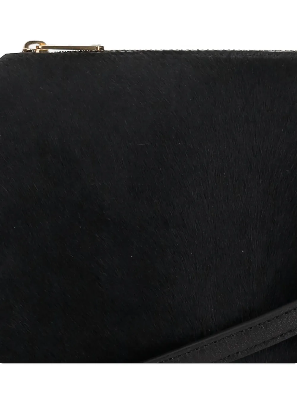 KHAITE Leren crossbodytas Zwart