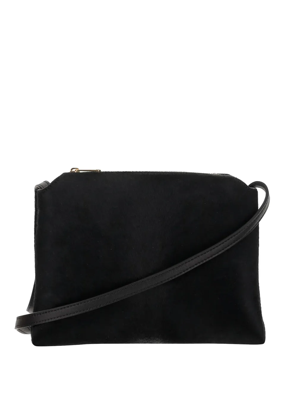 KHAITE Leren crossbodytas Zwart
