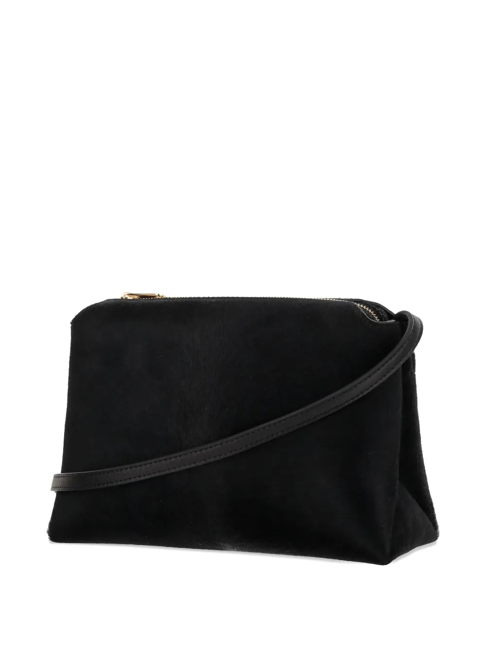 KHAITE Leren crossbodytas Zwart