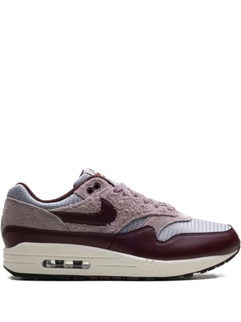 Nike Air Max 1 Essential Premium "Cement Grey/Taupe Grey/Phantom/Burgundy Crush" sneakers