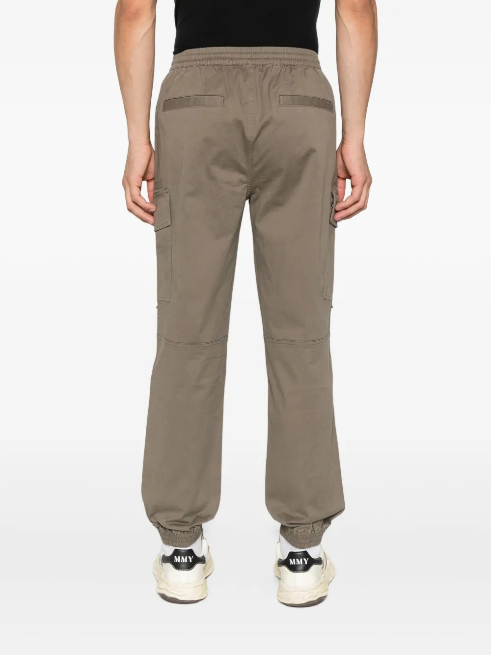 Represent cuffed cargo trousers Groen