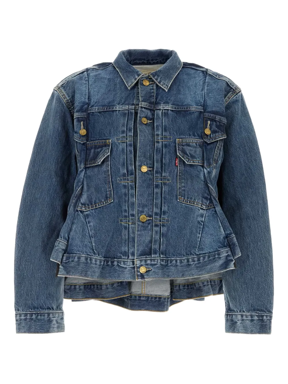 Sacai Gerafeld denim jack Blauw
