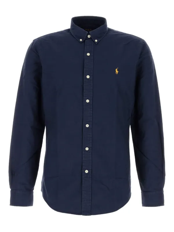 Polo Ralph Lauren button-down long-sleeve Shirt Blue