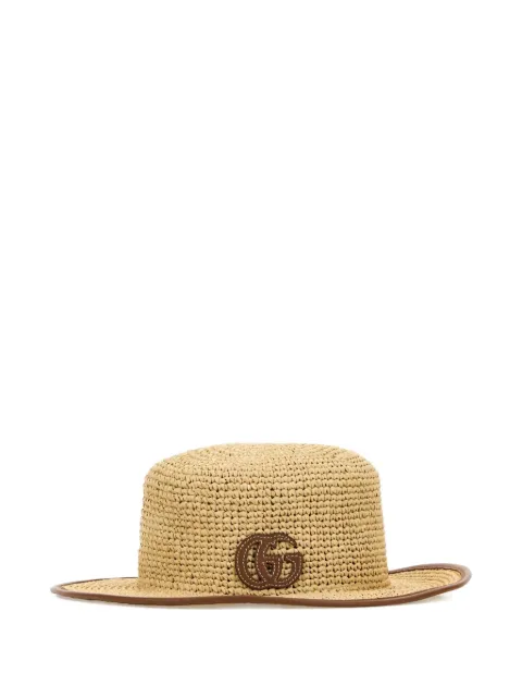Gucci sombrero de paja Double G
