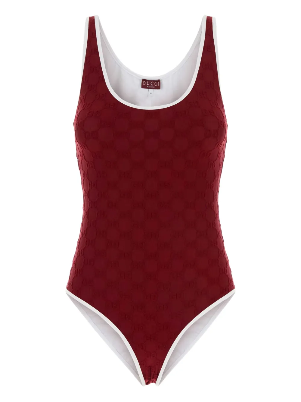 Gucci Badpak met monogram-reliëf Rood