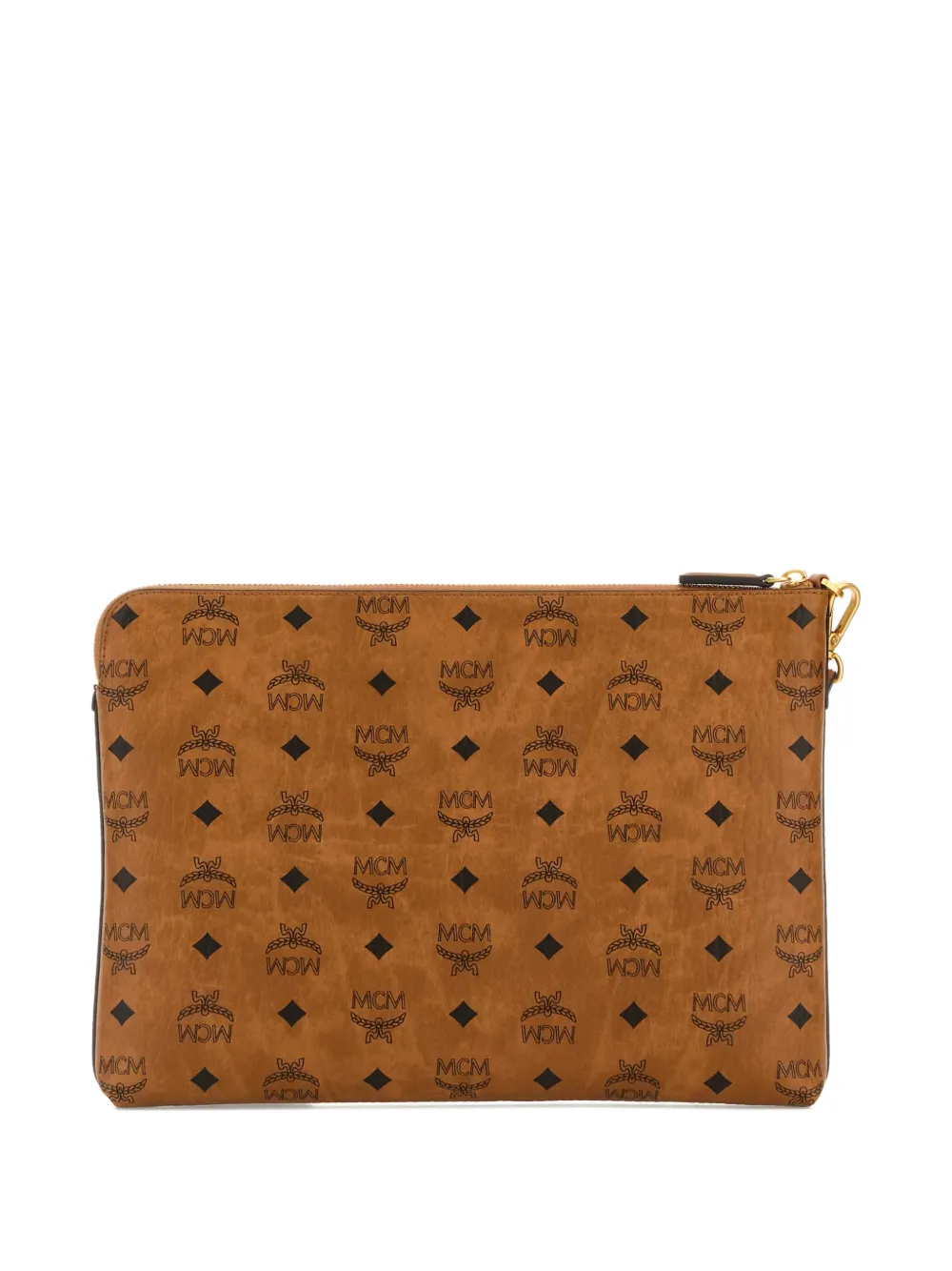 MCM Diamond Wristlet clutch bag - Bruin