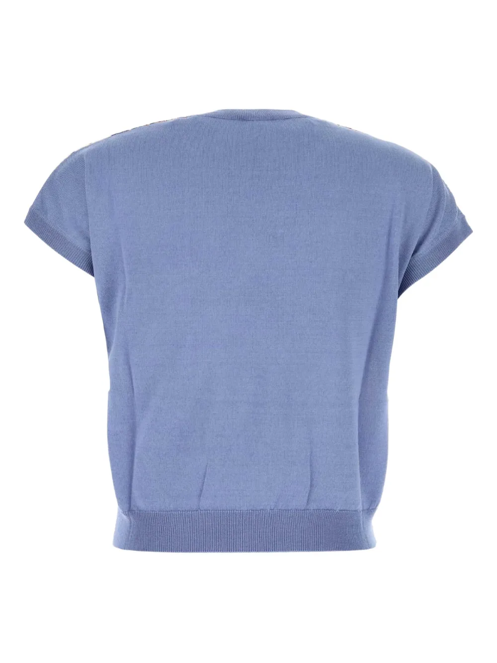 ETRO Top met paisley-print Blauw