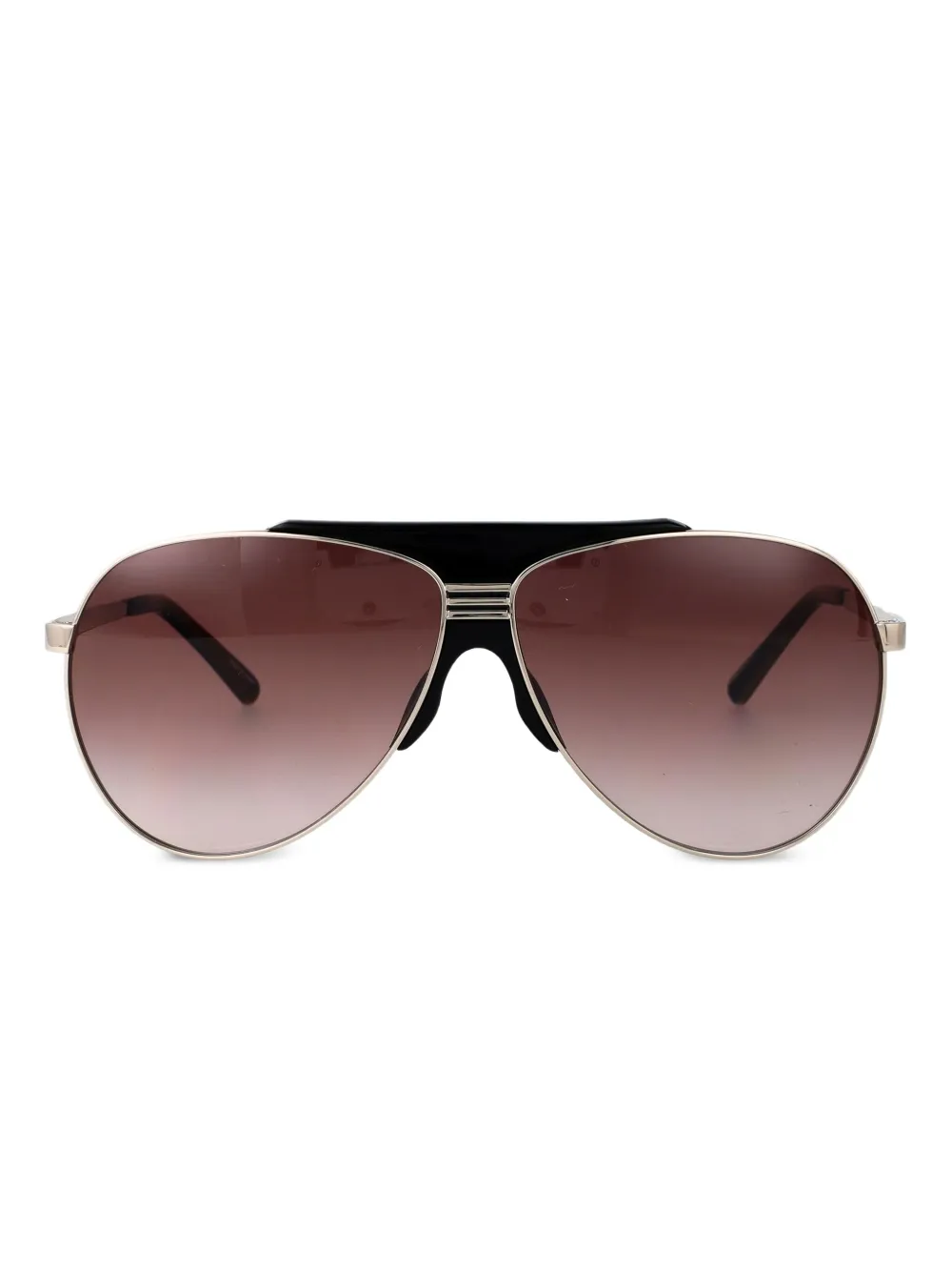 The Attico metallic pilot sunglasses | Gold | Image 1