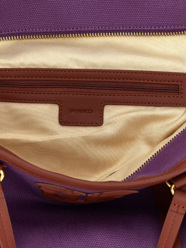トートバッグ PINKO 'Miranda' large shopping bag Purple PINKO Large Miranda Tote Bag | Purple | FARFETCH