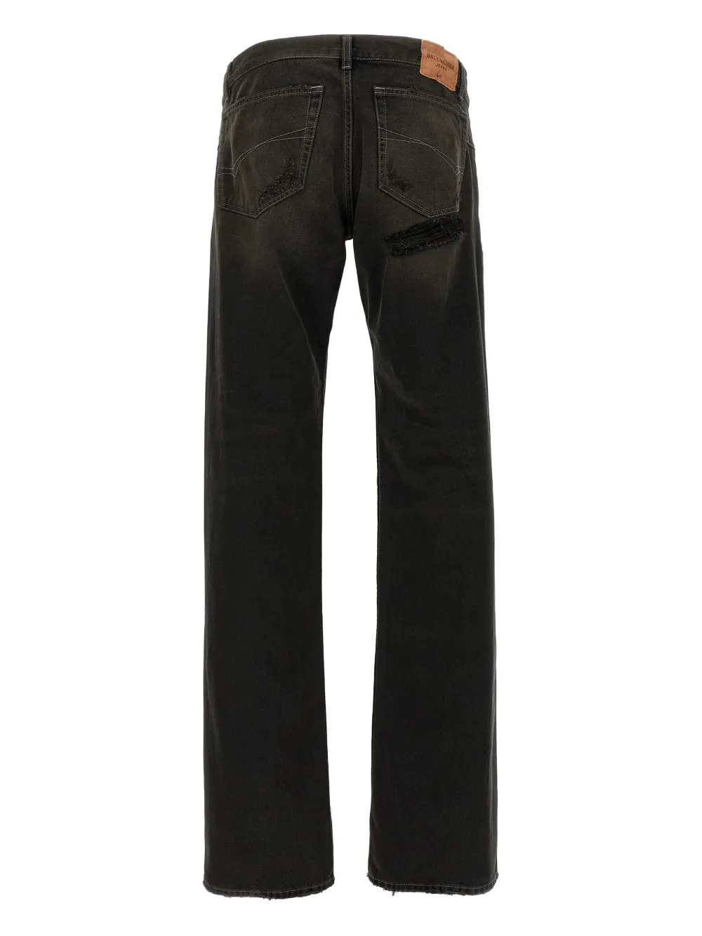 Balenciaga Gerafelde jeans Grijs