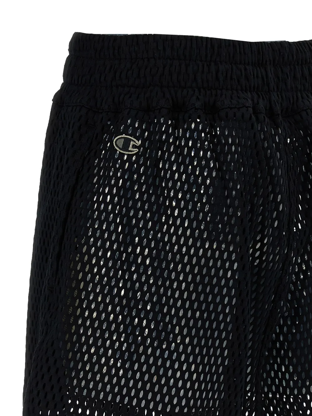 Rick Owens Mesh shorts met trekkoord Zwart
