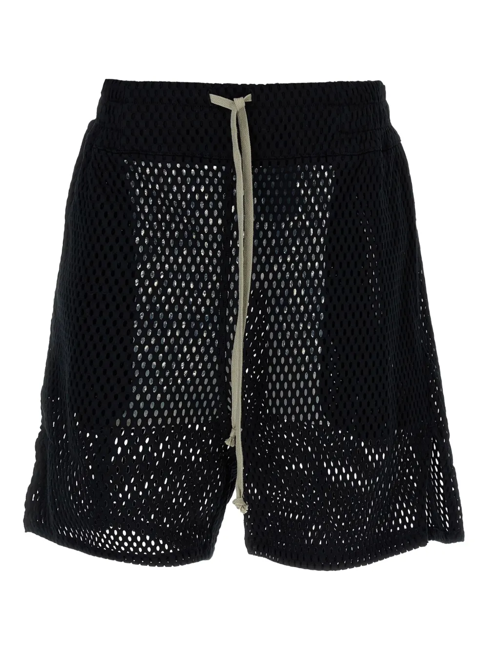 Rick Owens mesh drawstring shorts | Black | Image 1