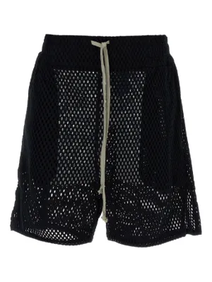 Rick Owens レディース レザー ドローストリング ショートパンツ M Rick Owens ドローストリング ショートパンツ | ブラウン | FARFETCH JP
