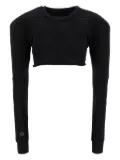 Rick Owens x Champion Girdered cotton sweater - Black