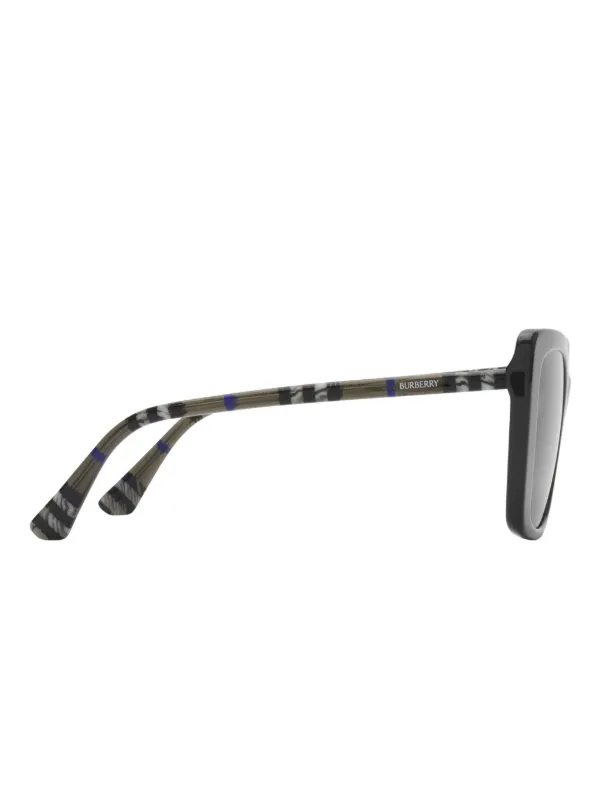BURBERRY オーバーサイズサングラス Burberry Eyewear オーバーサイズ サングラス | ブラック | FARFETCH JP