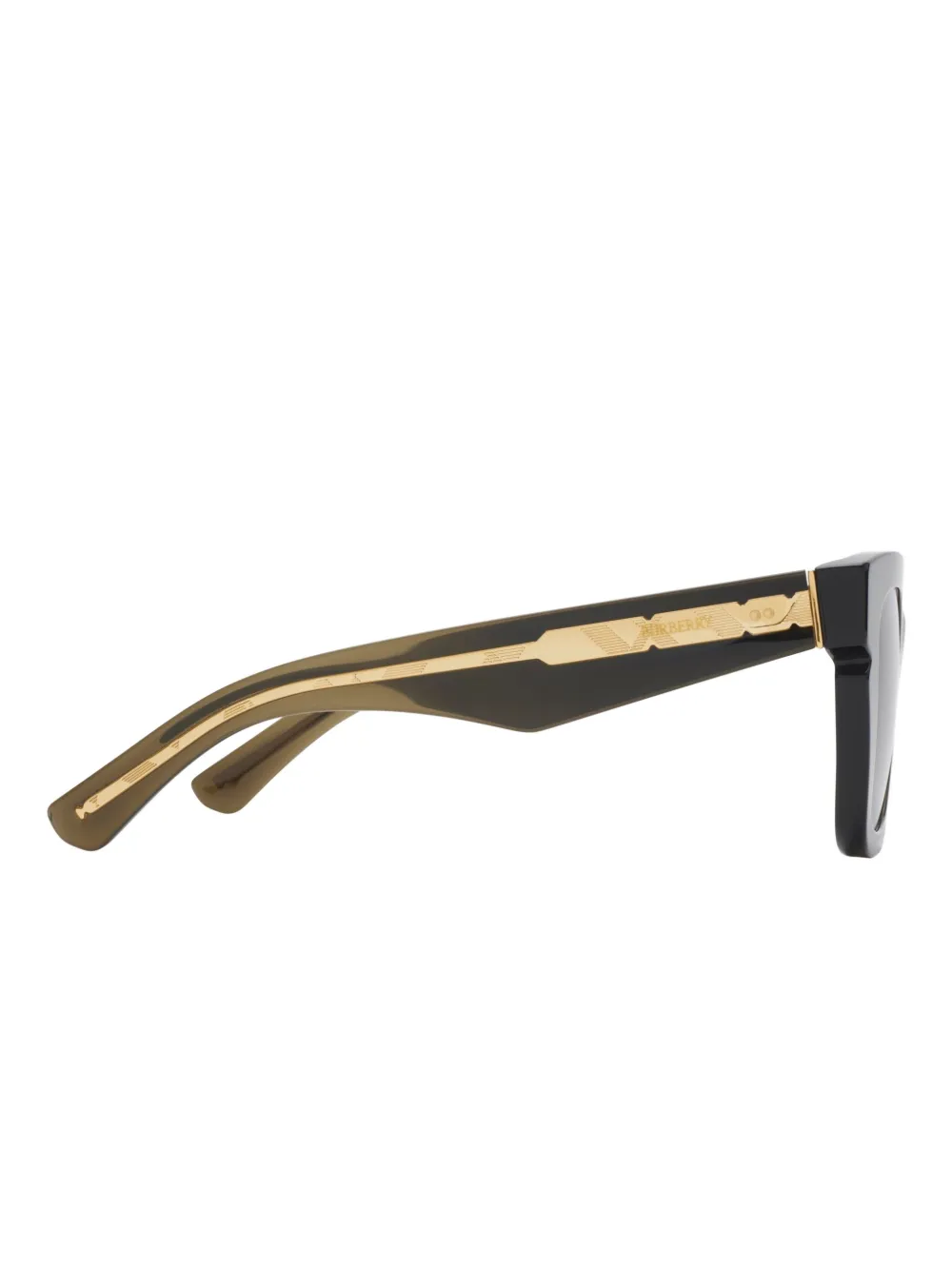 Burberry Eyewear Zonnebril met vierkant montuur - Bruin