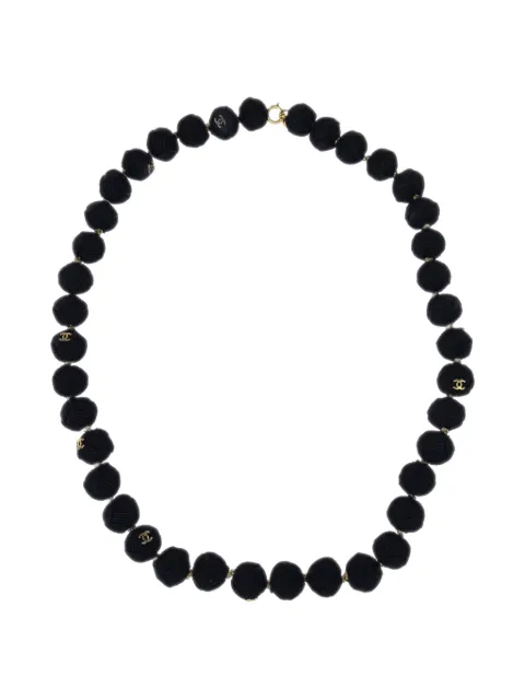 CHANEL Pre-Owned 1990-2000s CC-logo necklace