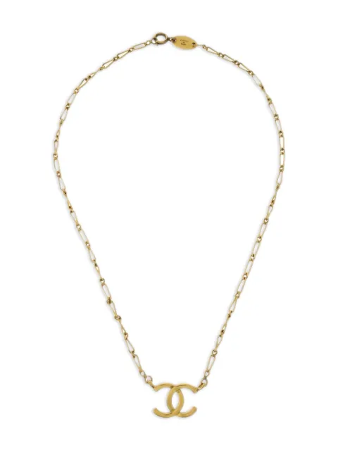 CHANEL Pre-Owned قلادة بدلاية CC المميزة 1982