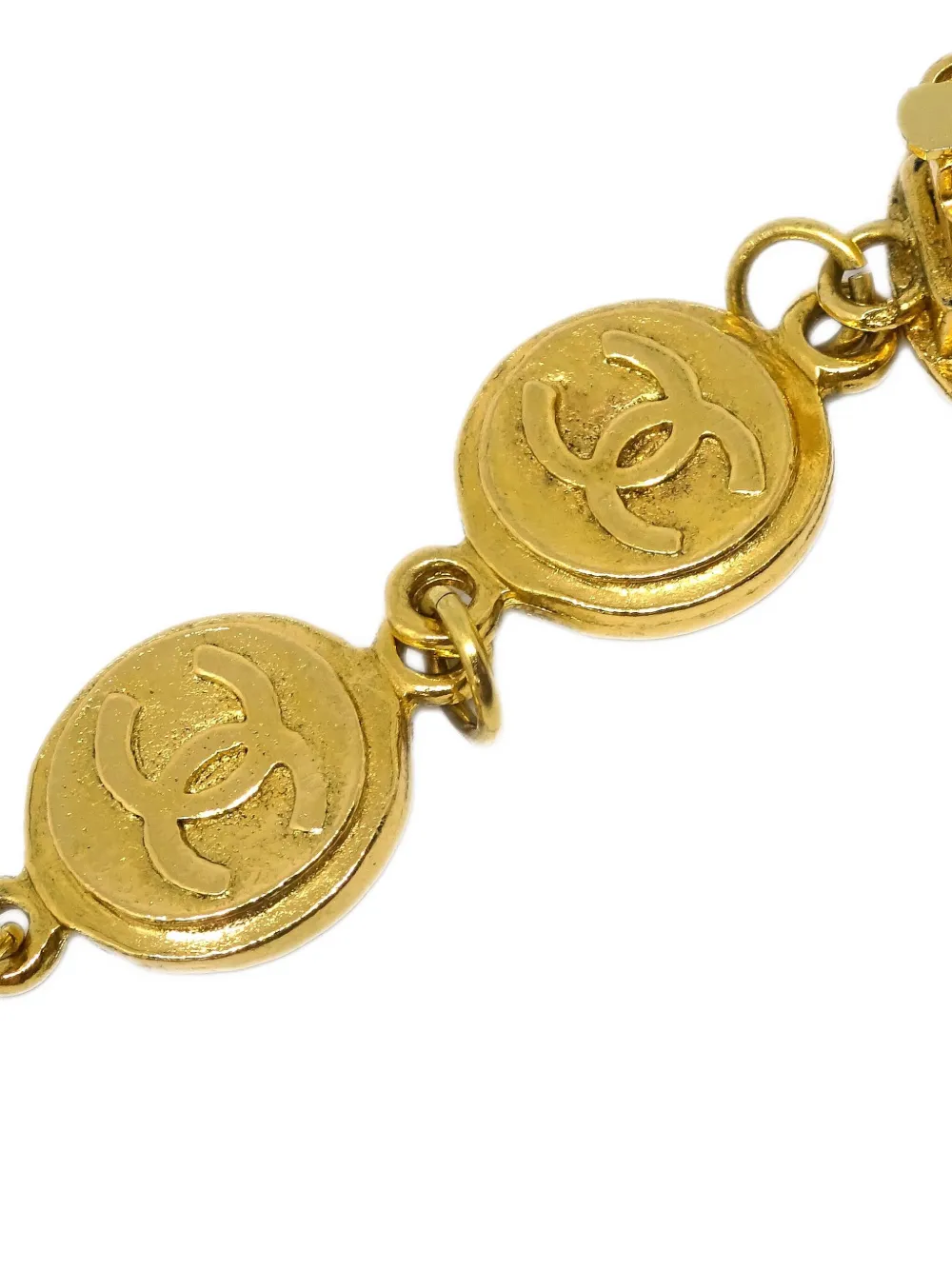 Pre-owned Chanel 1990-2000s Cc Dangle-design Earrings