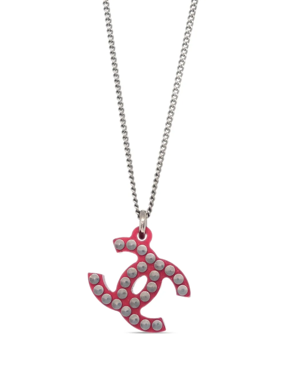Pre-owned Chanel 2005 Cc-pendant Necklace