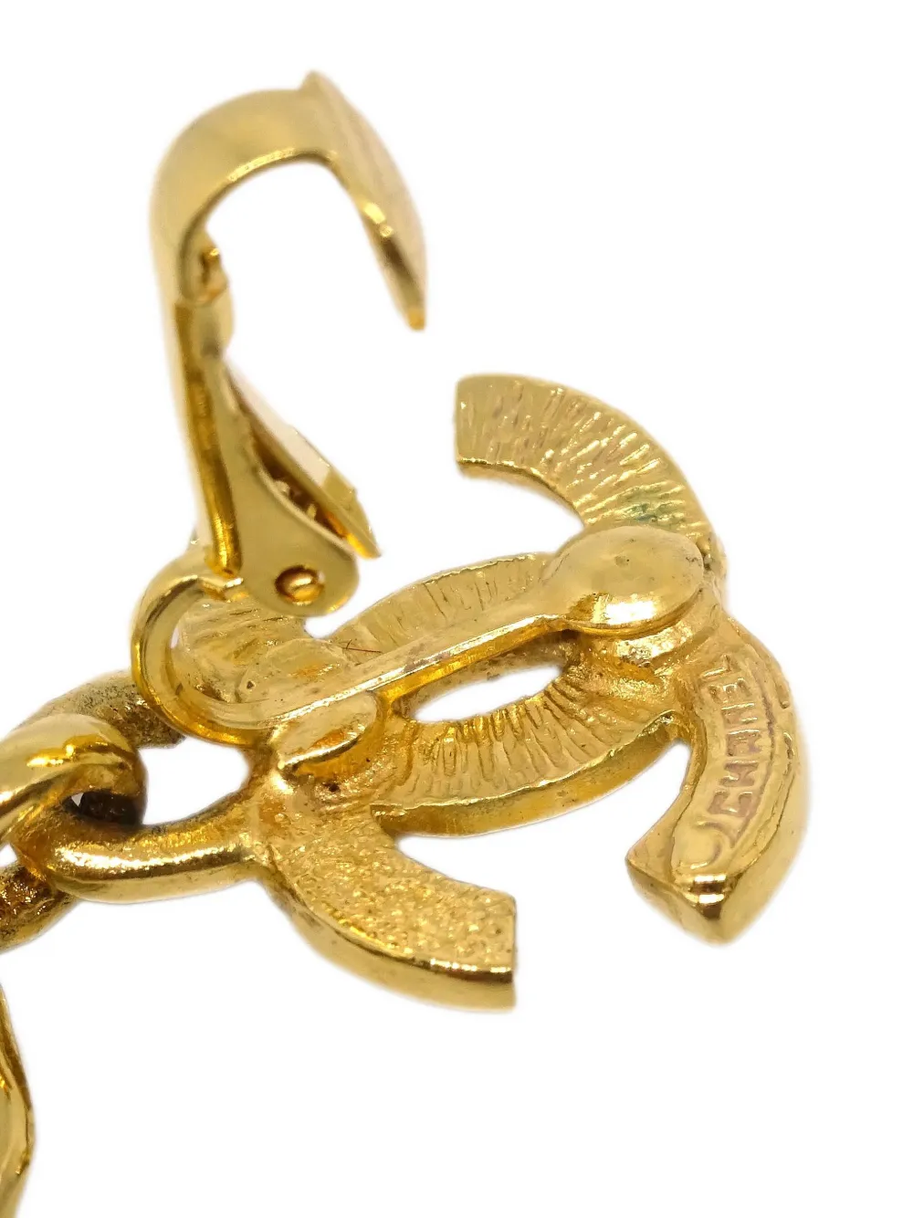 Pre-owned Chanel 1990-2000s Cc Clip-on Earrings