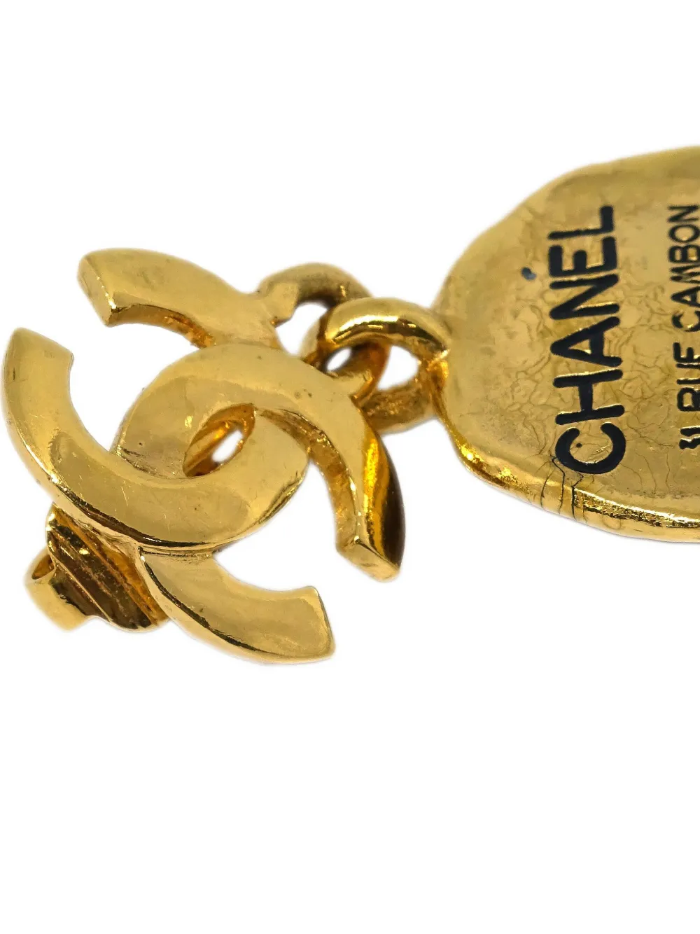 Pre-owned Chanel 1990-2000s Cc Clip-on Earrings
