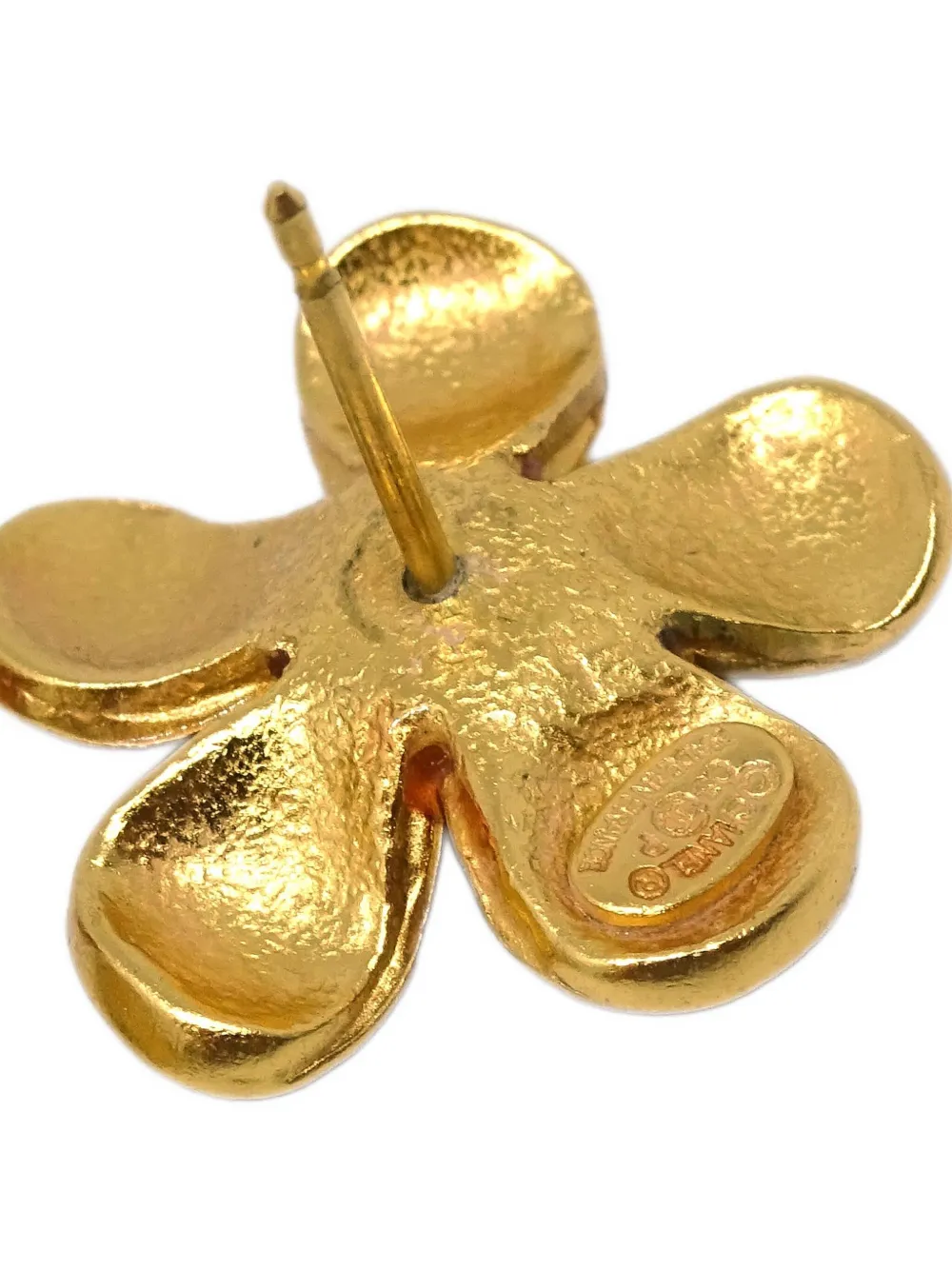 CHANEL Pre-Owned 2003 CC flower-motif earrings | Image 2