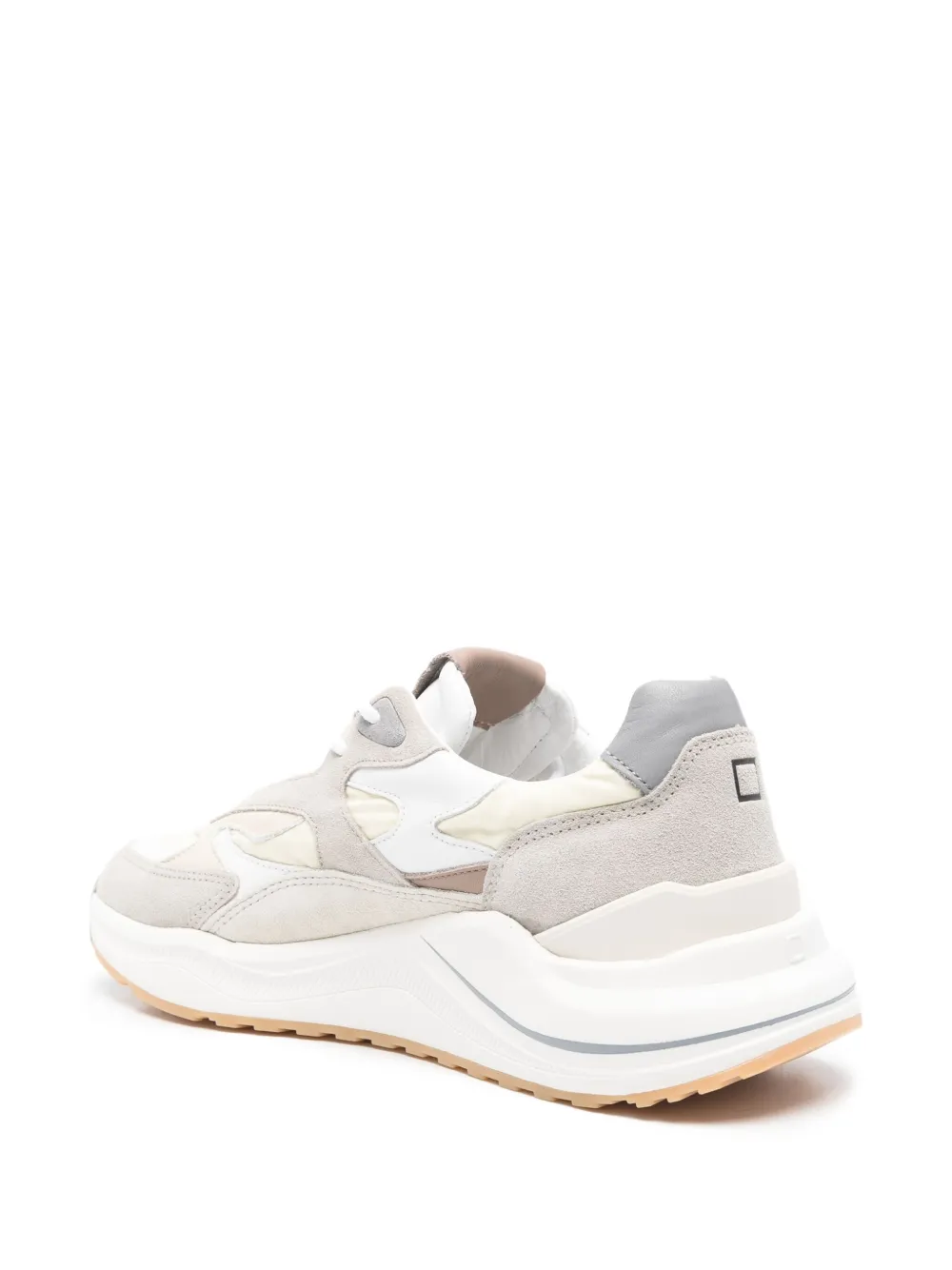 D.A.T.E. Fuga leather trainers Neutrals