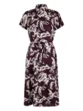 Shanghai Tang Tang silk dress - Brown