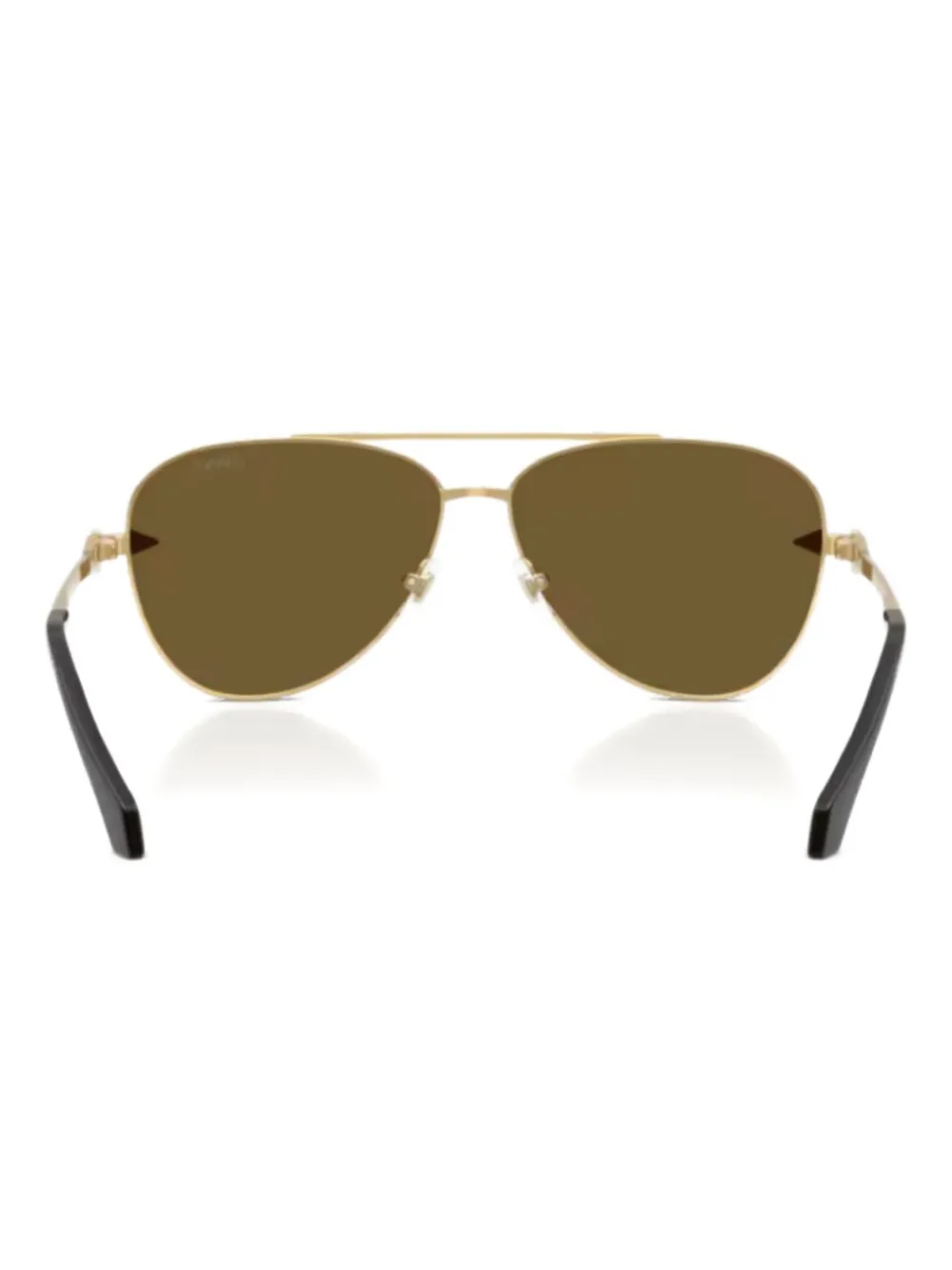 Versace Eyewear La Medusa detailed pilot-frame sunglasses Goud