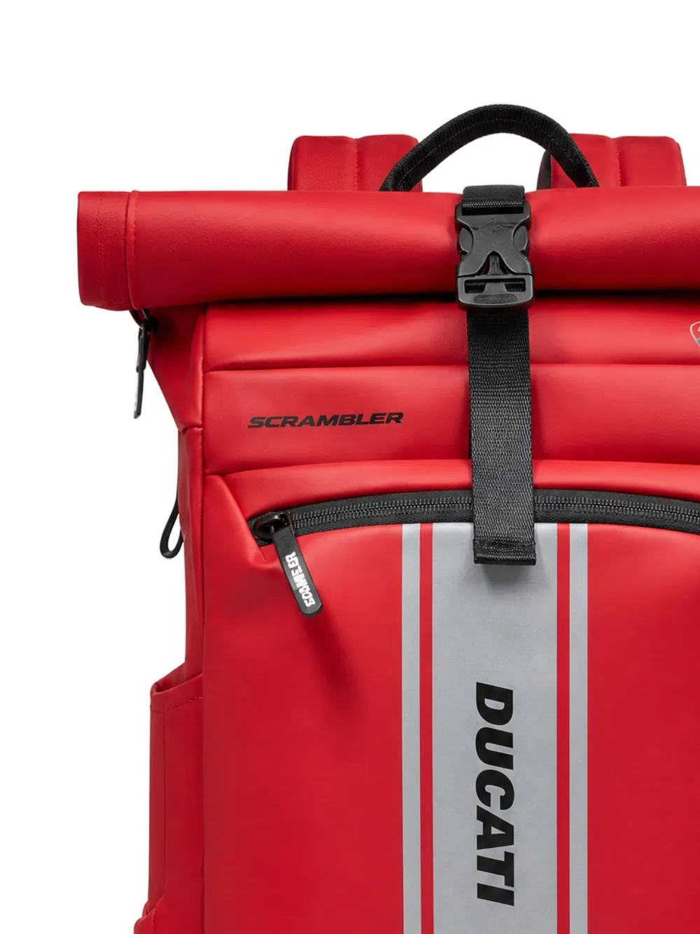PIQUADRO Zaino rugzak met gespsluiting Rood