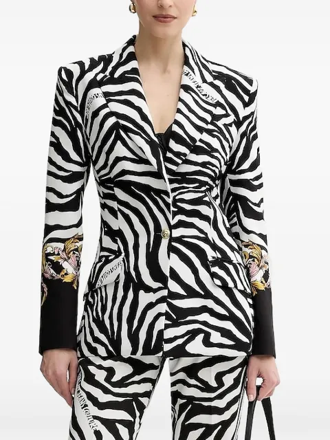 Versace Jeans Couture zebra-print blazer