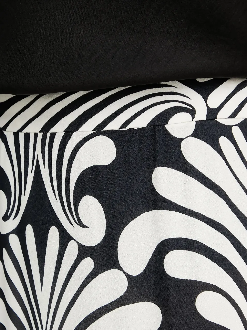 LUISA SPAGNOLI Midi-jurk met bloemenprint Zwart